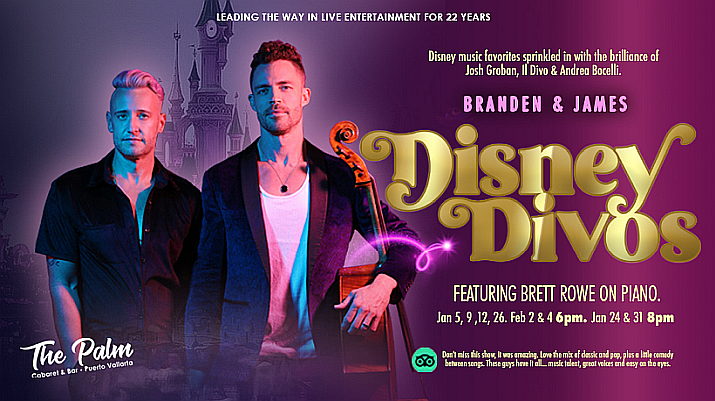 Branden and James in Disney Divos at The Palm Cabaret