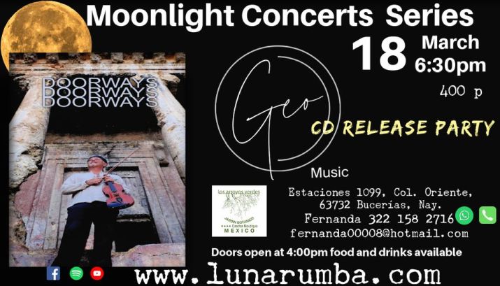 Luna Rumba ‘Doorways’ CD Release Party at Los Arroyos Verdes