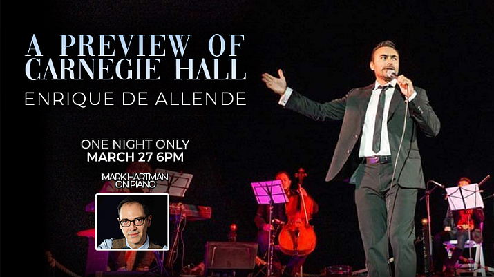 A Preview of Enrique De Allende’s Carnegie Hall Show, March 27