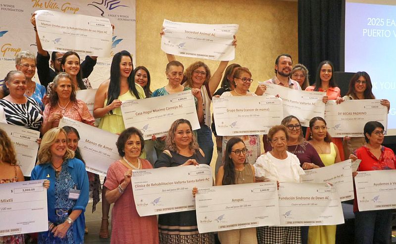 Eagles Wings Foundation Delivers 6K to Banderas Bay Charities Eagles Wings Foundation Delivers 6K to Banderas Bay Charities