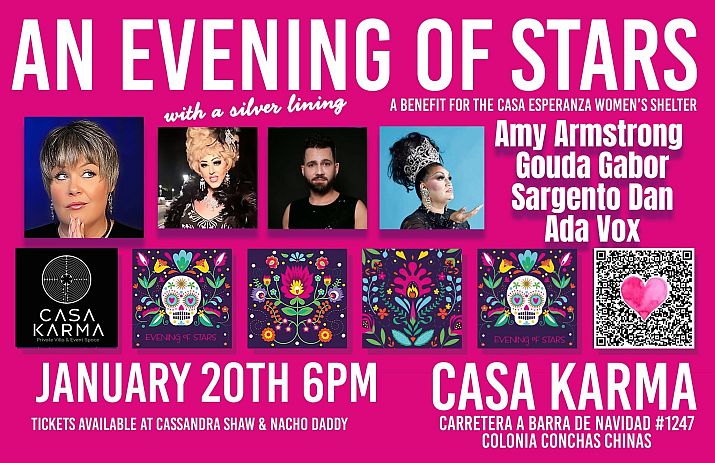 Stars Shine at Casa Karma to Support Women’s Shelter