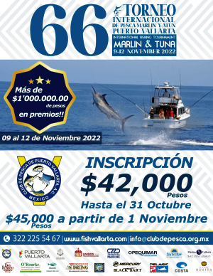 66th Puerto Vallarta International Fishing Tournament, Nov 9-12 | Banderas  News