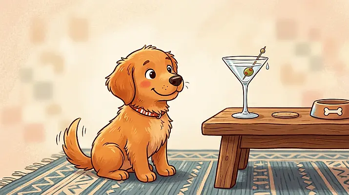 One Martini, One Puppy, and a Lifetime of Friendship