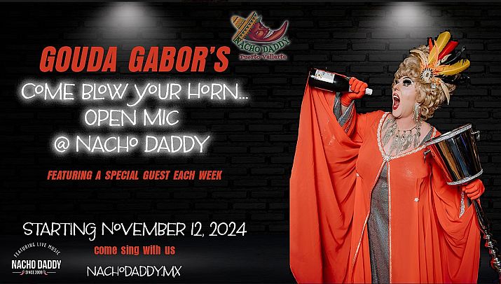 Gouda Gabor’s Come Blow Your Horn Returns to Nacho Daddy