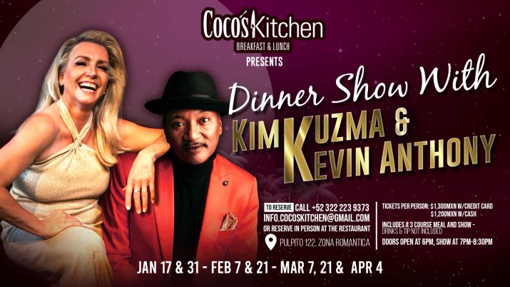 A Dinner Show with Kim Kuzma and Kevin Anthony at Coco’s Kitchen