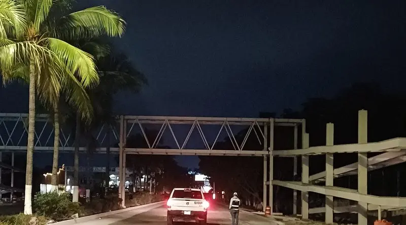 Las Juntas Pedestrian Bridge Installation Moves Forward