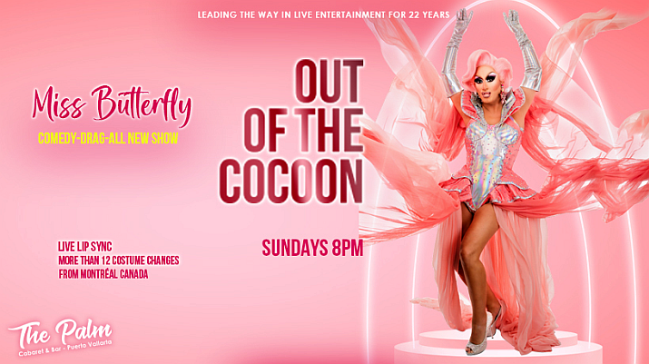 Miss Butterfly ‘Out of the Cocoon’, Sundays at The Palm