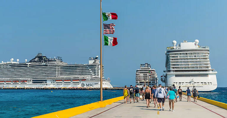 7.7 Million Cruise Ship Passengers Arrived in Mexico Last Year