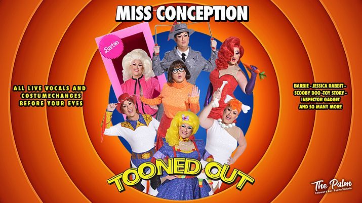Miss Conception Brings New Show, Tooned Out, to The Palm Cabaret