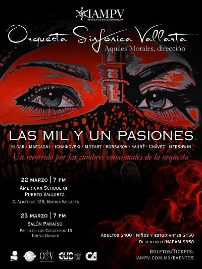 Vallarta Symphony Orchestra Presents ‘Mil y un pasiones’