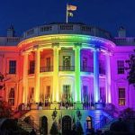 Obama Whitehouse 2015 on the night of Obergefell decision.