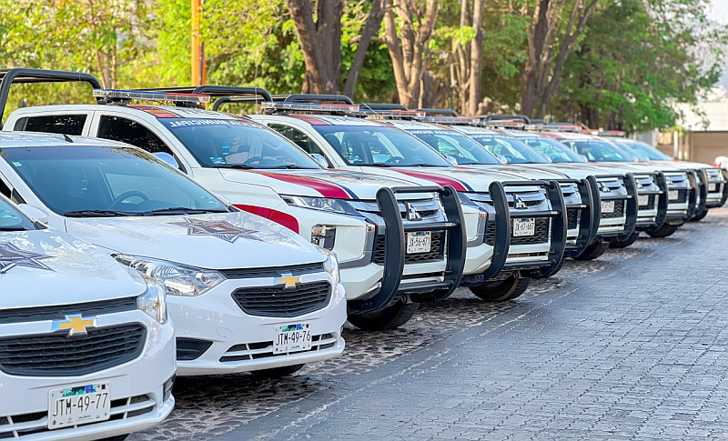 Vallarta Public Security Obtains 24 New Patrol Vehicles