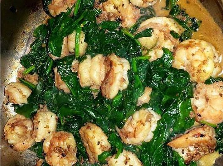 AJ’s Quick & Easy Recipe for Garlic Shrimp Florentine