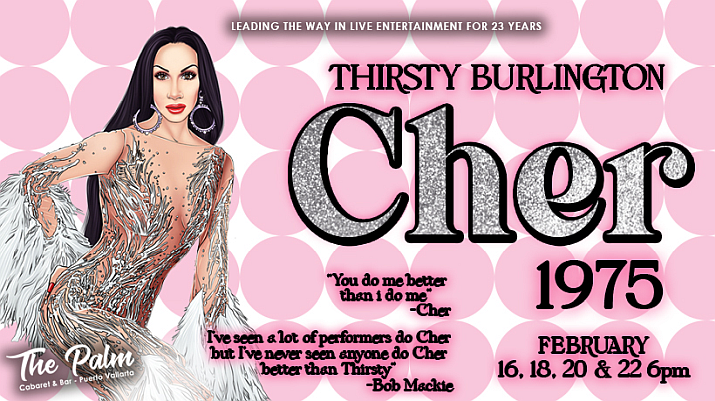 Thirsty Burlington Brings ‘Cher 1975’ to The Palm for 4 Shows Only