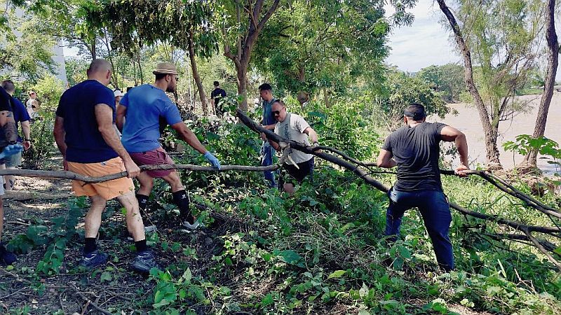 US Coast Guard, Local American Legion Clean-Up After Lidia