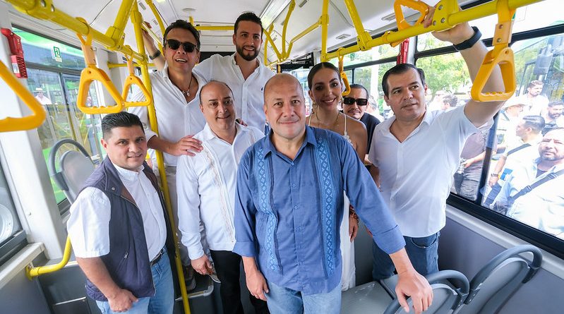 Jalisco Governor Delivers 93 New Buses to Puerto Vallarta