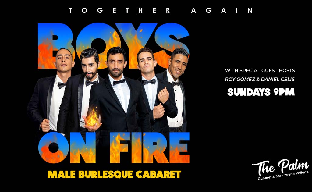 Boys on Fire: All-Male Burlesque Show Sundays at The Palm