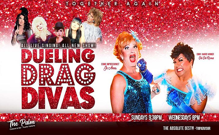 Dueling Drag Divas, Sundays & Wednesdays at The Palm