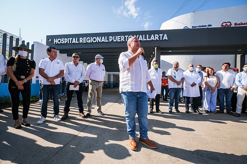 Enrique Alfaro Reopens the Vallarta Regional Hospital