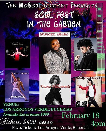 ‘Soulfest In The Garden’ February 18 at Los Arroyos Verdes