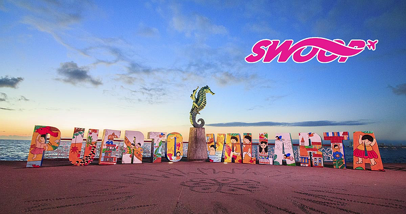 Swoop will Increase Flights to Puerto Vallarta in January